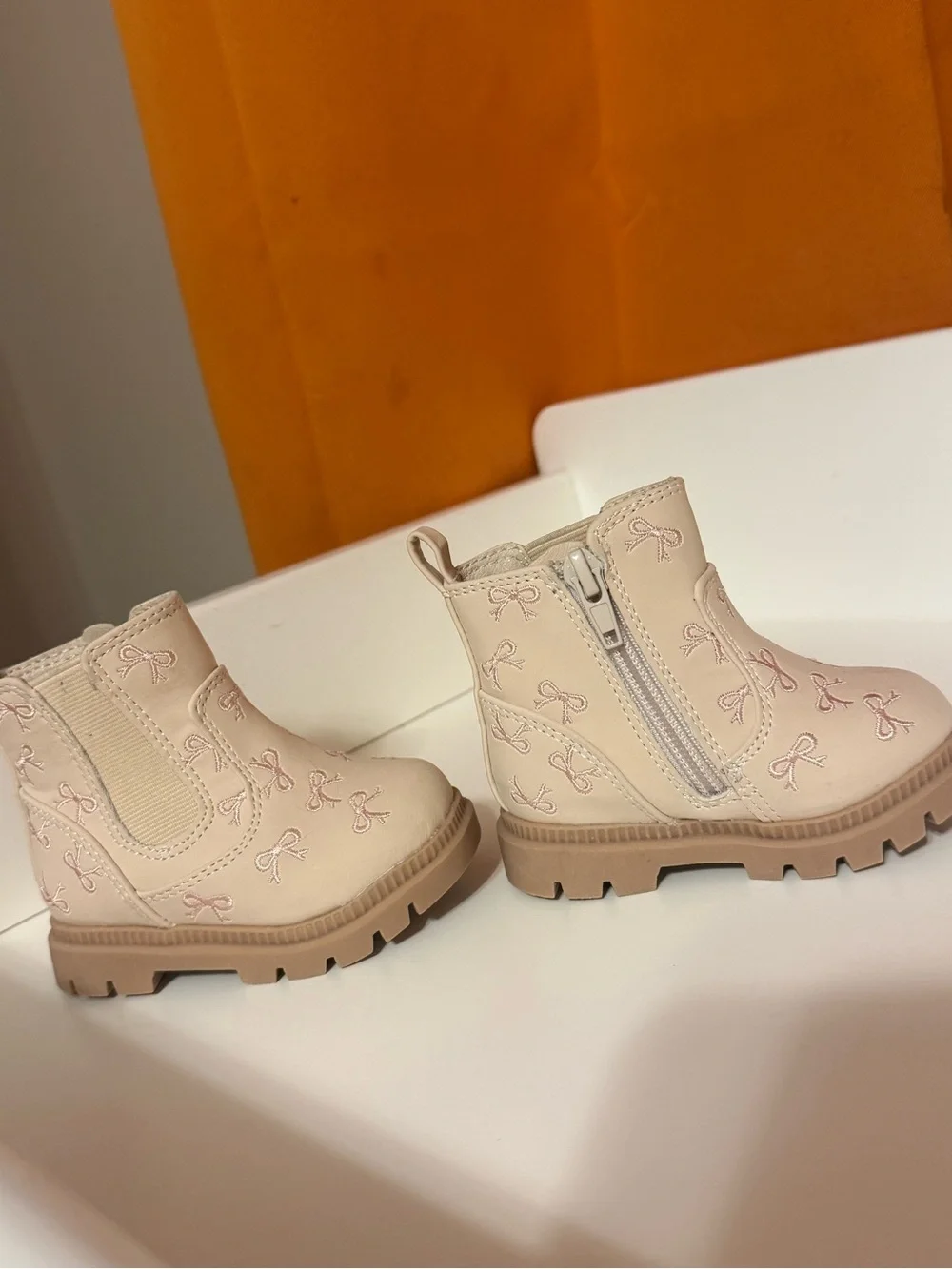 Wonder Nation Toddler Girl Bow Boots